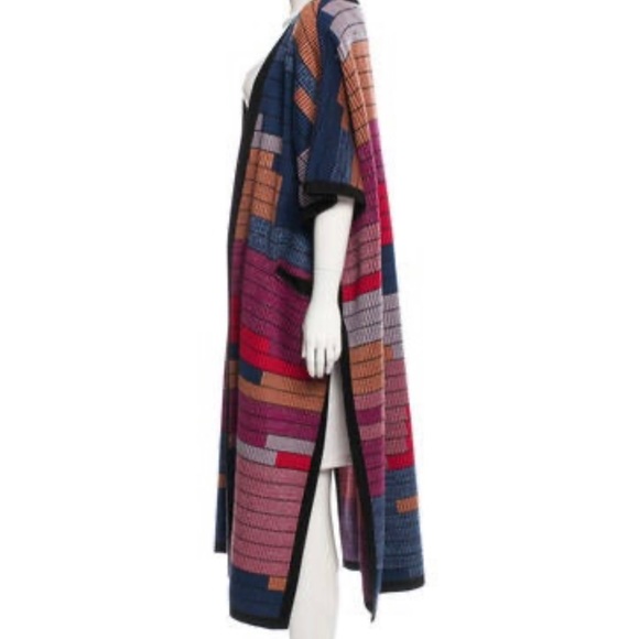 Mara Hoffman Radial Sweater Cape Poncho RARE One Size Fits All sizing - Picture 3 of 8